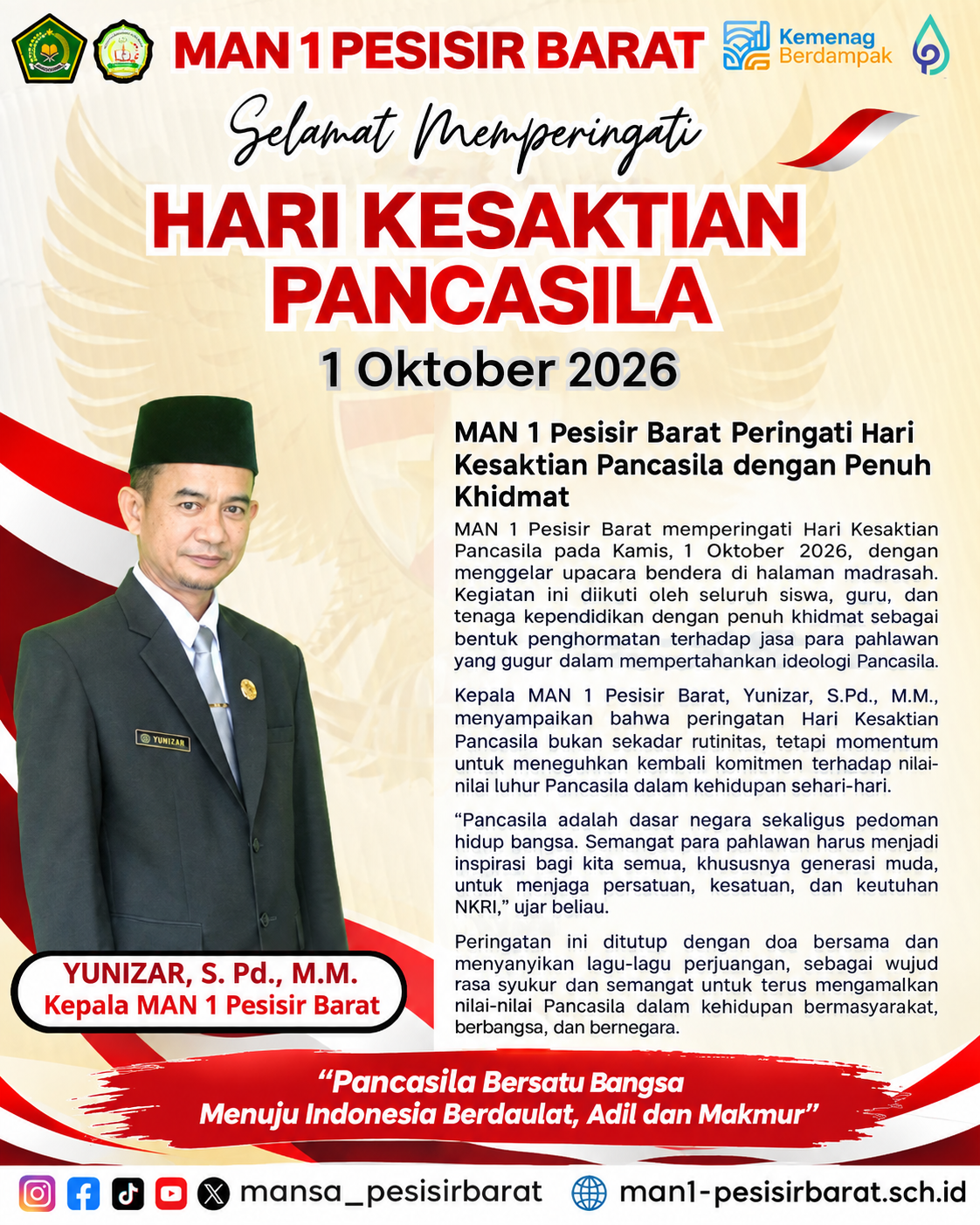 MEMPERINGATI HARI KESAKTIAN PANCASILA 2026
