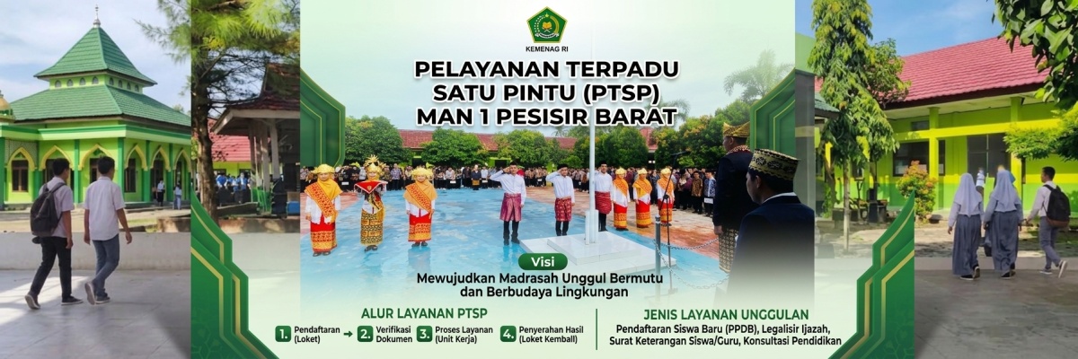 Pelayanan Terpadu Satu Pintu (PTSP) MAN 1 Pesisir Barat